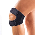 Wider design for the back of knee, it will improve comfort and keep your knee in correct position without any irritation or slipping. Wider fabric design makes it easier to use the patella knee, even to big size men and women.